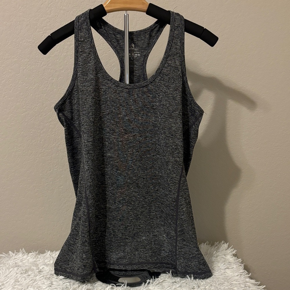Charcoal Women's Racerback Tank Top